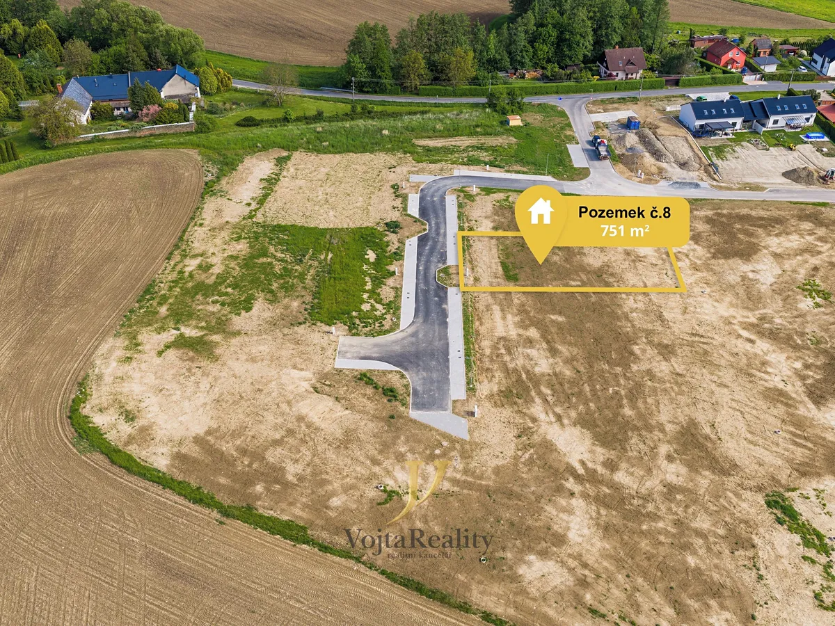 Prodej stavebního pozemku 751 m²
